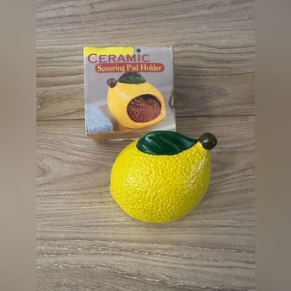 Vintage lemon scouring pad holder🍋🍋🍋 - Picture 2 of 2